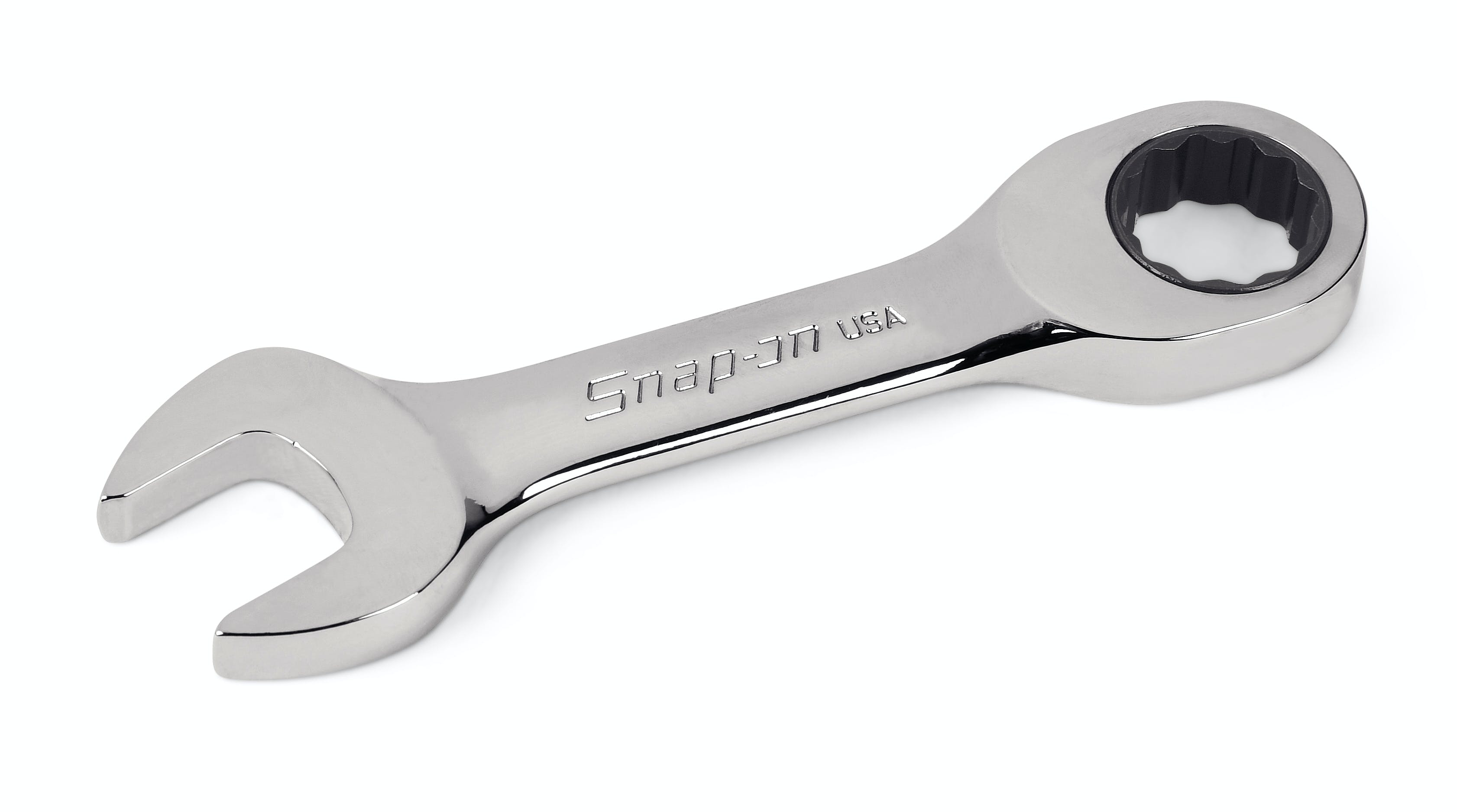 16 mm 12-Point Metric Flank Drive® 0° Offset Short Ratcheting Combination Wrench | OXKRM16 16 mm 12-Point Metric Flank Drive® 0° Offset Short Ratcheting Combination Wrench | OXKRM16